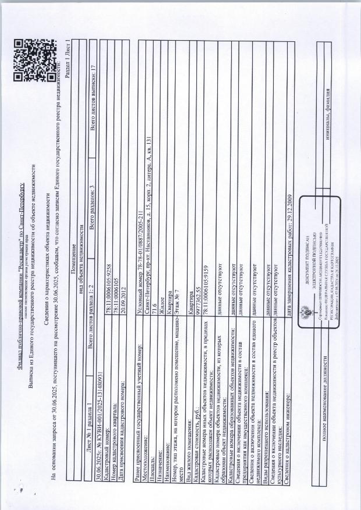 Торги №1657018 Лот №4022310 1/5 доли в квартире - торги по банкротству 1
