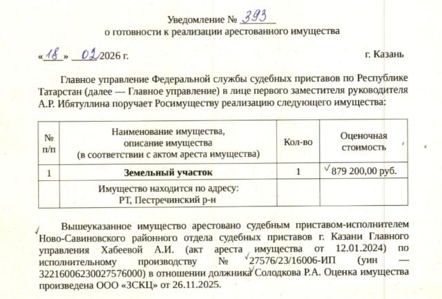 Торги №1662777 Лот №4035354 Земельный участок пл.1061кв.м. - торги по банкротству 1