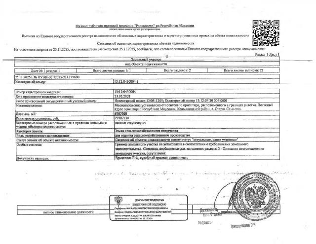 Торги №1662860 Лот №4035581 1/104 доля в праве на земельный участок общей - торги по банкротству 1
